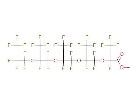 Molecular Structure of 133609-46-8 (HFPO PENTAMER, METHYL ESTER)