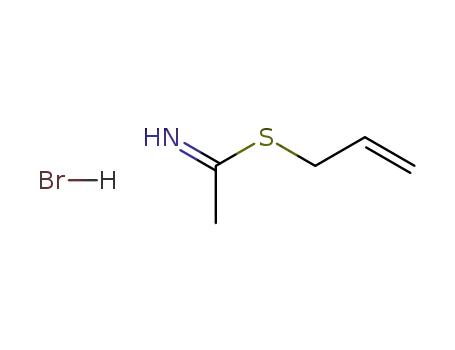 Molecular Structure of 87234-43-3 (Ethanimidothioic acid, 2-propenyl ester, hydrobromide)