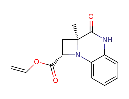 (1S,2aS)-2a-Methyl-3-oxo-2,2a,3,4-tetrahydro-1H-azeto[1,2-a]quinoxaline-1-carboxylic acid vinyl ester