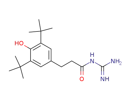 N-<β-4-hydroxy-3,5-di-tert-butylphenyl)propionyl>guanidine