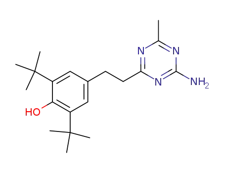 2-amino-4-methyl-6-<β-(4-hydroxy-3,5-di-tert-butylphenyl)ethyl>-sym-triazine