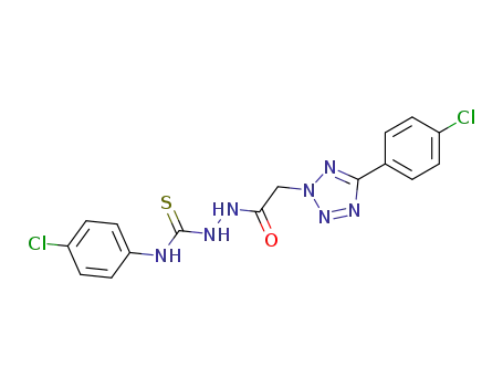 1-<5-(4-chlorophenyl)-2H-tetrazol-2-ylacetyl>-4-(4-chlorophenyl)thiosemicarbazide