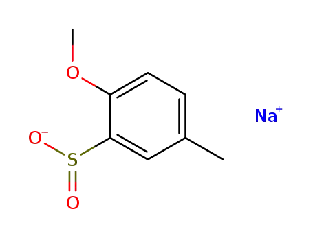sodium 2-methoxy-5-methylbenzene sulphinate