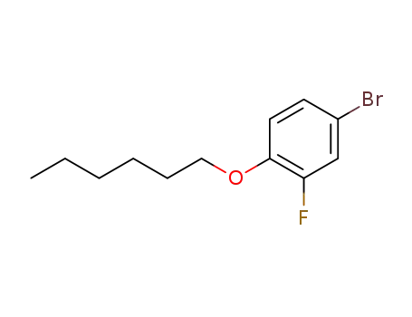 2-fluoro-4-bromo-1-(hexyloxy)benzene
