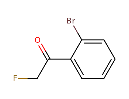 Molecular Structure of 135774-34-4 (Ethanone, 1-(2-bromophenyl)-2-fluoro- (9CI))