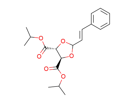(4R,5R)-4,5-Bis((2-methylethoxy)carbonyl)-2-(trans-2-phenylethenyl)-1,3-dioxolane