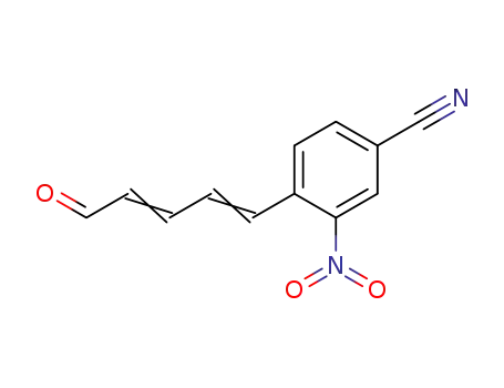 4-(4-Formyl-1,3-butadienyl)-3-nitrobenzonitril