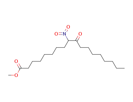 Molecular Structure of 113482-53-4 (Octadecanoic acid, 9-nitro-10-oxo-, methyl ester)