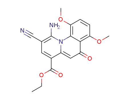 1-Amino-2-cyano-7,10-dimethoxy-6-oxo-6H-pyrido[1,2-a]quinoline-4-carboxylic acid ethyl ester