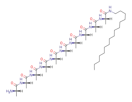 (S)-2-Amino-N-{(S)-1-[(S)-1-((S)-1-{(S)-1-[(S)-1-((S)-1-{(S)-1-[(S)-1-((S)-1-hexadecylcarbamoyl-ethylcarbamoyl)-ethylcarbamoyl]-ethylcarbamoyl}-ethylcarbamoyl)-ethylcarbamoyl]-ethylcarbamoyl}-ethylcarbamoyl)-ethylcarbamoyl]-ethyl}-propionamide