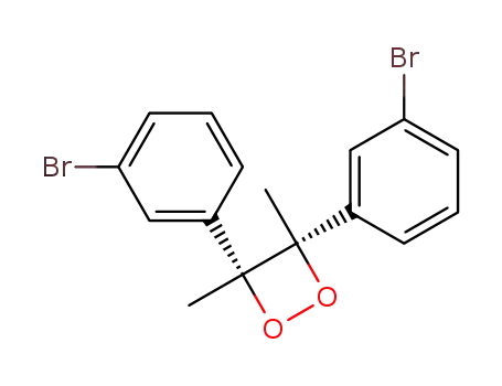 (3S,4R)-3,4-Bis-(3-bromo-phenyl)-3,4-dimethyl-[1,2]dioxetane
