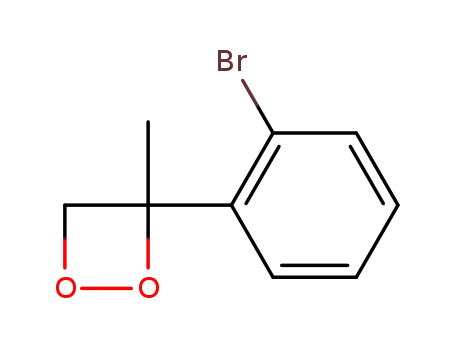 Molecular Structure of 143798-76-9 (1,2-Dioxetane, 3-(2-bromophenyl)-3-methyl-)