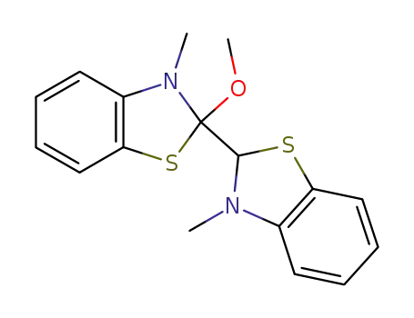 2-methoxy-3,3'-dimethyl-2,3,2',3'-tetrahydro-[2,2']bi[benzothiazolyl]