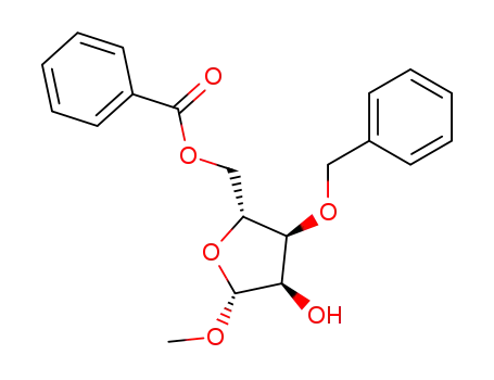 methyl 5-O-benzoyl-3-O-benzyl-β-D-ribofuranoside