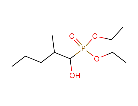 (1-Hydroxy-2-methyl-pentyl)-phosphonic acid diethyl ester