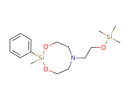 2-methyl-2-phenyl-6-<2-(trimethylsiloxy)ethyl>-1,3,6,2-dioxazasilocane