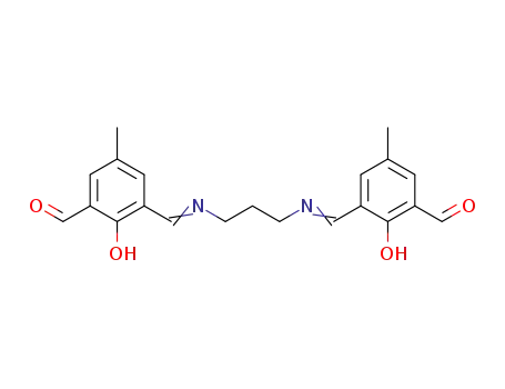 Molecular Structure of 37512-34-8 (Benzaldehyde,
3,3'-[1,3-propanediylbis(nitrilomethylidyne)]bis[2-hydroxy-5-methyl-)