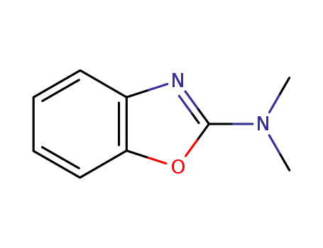 Molecular Structure of 13858-89-4 (N,N-Dimethylbenzoxazole-2-amine)