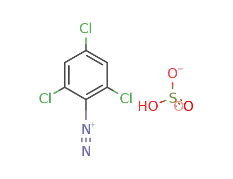 2,4,6-trichloro-benzenediazonium; hydrogen sulfate