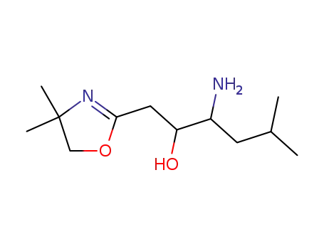 3-Amino-1-(4,4-dimethyl-4,5-dihydro-oxazol-2-yl)-5-methyl-hexan-2-ol