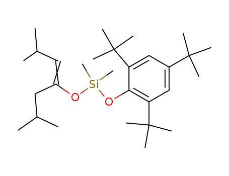 ((Z)-1-Isobutyl-3-methyl-but-1-enyloxy)-dimethyl-(2,4,6-tri-tert-butyl-phenoxy)-silane