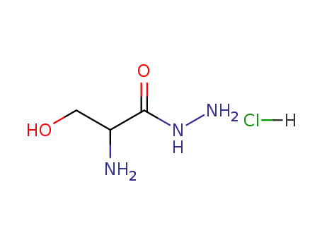 2-Amino-3-hydroxy-propionic acid hydrazide; hydrochloride