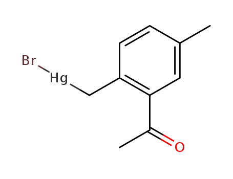 4-methyl-2-acetylbenzylmercuric bromide