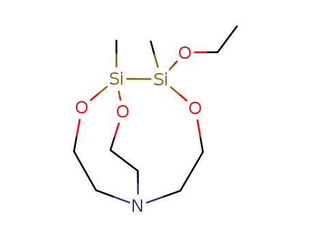 2-Ethoxy-1,2-dimethyl-3,9,10-trioxa-6-aza-1,2-disila-bicyclo[4.3.3]dodecane