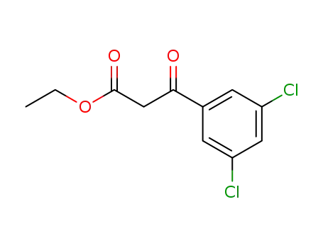 Molecular Structure of 172168-01-3 (3-(3,5-Dichlorophenyl)-3-oxo-propionic acid ethyl ester)