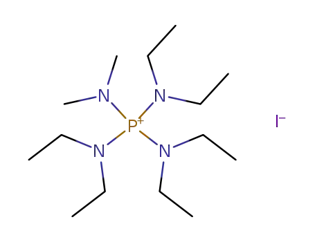 tris(diethylamino)(dimethylamino)phosphonium iodide