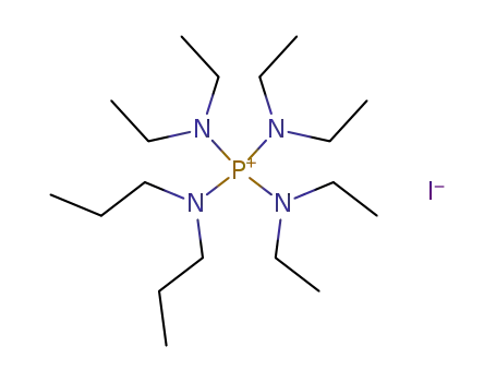tris(diethylamino)(dipropylamino)phosphonium iodide