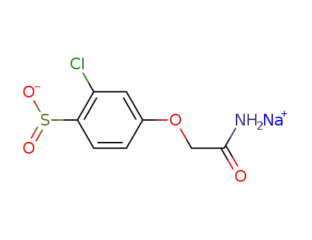 Sodium; 4-carbamoylmethoxy-2-chloro-benzenesulfinate