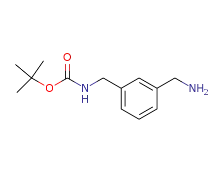 Molecular Structure of 108467-99-8 (TERT-BUTYL N-[3-(AMINOMETHYL)BENZYL]CARBAMATE)