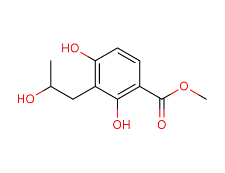 2,4-Dihydroxy-3-(2-hydroxy-propyl)-benzoic acid methyl ester