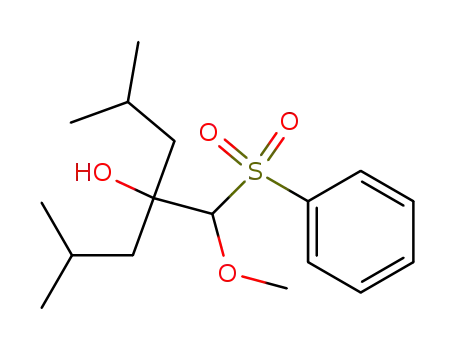 4-(Benzenesulfonyl-methoxy-methyl)-2,6-dimethyl-heptan-4-ol