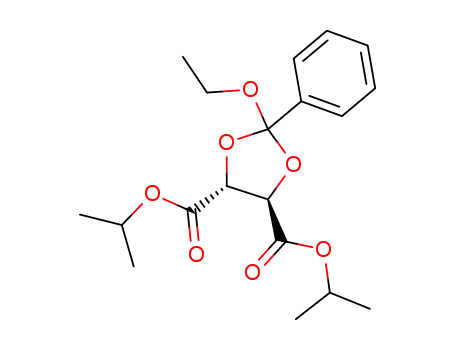 diisopropyl (4R,5R)-2-ethoxy-2-phenyl-1,3-dioxolan-4,5-dicarboxylate
