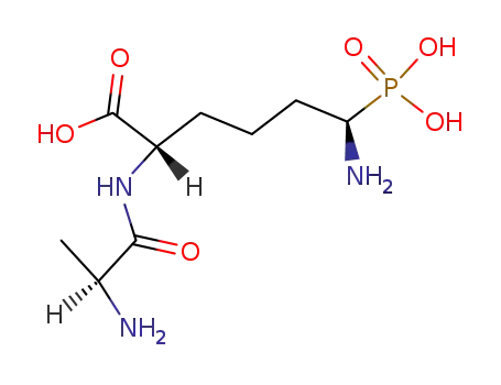 (1R,5S)-(N5-(L-alanyl)-1,5-diamino-5-carboxypentyl)phosphonic acid