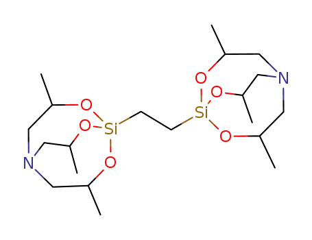 1,2-bis(3,7,10-trimethyl-2,8,9-trioxa-5-aza-1-silabicyclo[3.3.3]undecan-1-yl)ethane