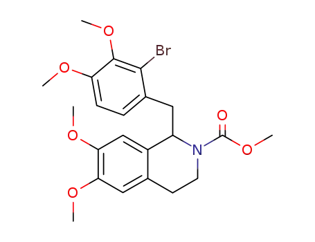 1-(2-bromo-3,4-dimethoxybenzyl)-6,7-dimethoxy-N-methoxycarbonyl-1,2,3,4-tetrahydroisoquinoline