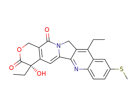 (S)-4,11-Diethyl-4-hydroxy-9-methylsulfanyl-1,12-dihydro-4H-2-oxa-6,12a-diaza-dibenzo[b,h]fluorene-3,13-dione