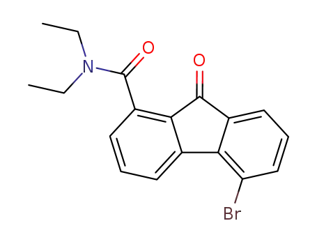 N,N-Diethyl-5-bromo-2-fluoreneone carboxamide