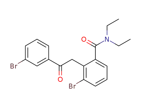 3-Bromo-2-<2-(3-bromophenyl)-2-oxo-ethyl>-N,N-diethylbenzamide