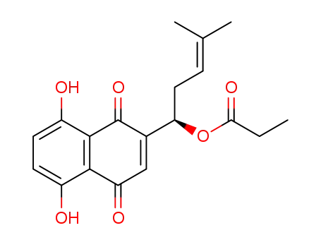 [(1R)-1-(5,8-dihydroxy-1,4-dioxo-2-naphthyl)-4-methylpent-3-enyl] propanoate