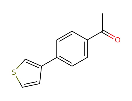 Molecular Structure of 172035-84-6 (1-(4-THIOPHEN-3-YL-PHENYL)-ETHANONE)