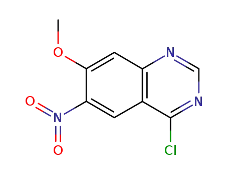 Molecular Structure of 55496-69-0 (4-chloro-7-methoxy-6-nitroquinazoline)