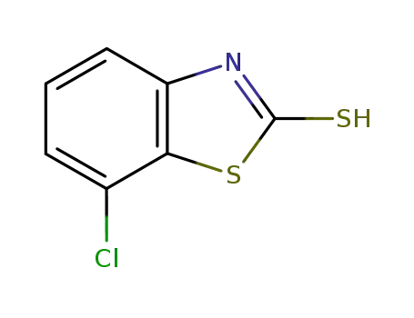 Molecular Structure of 1849-73-6 (2(3H)-Benzothiazolethione,7-chloro-(9CI))