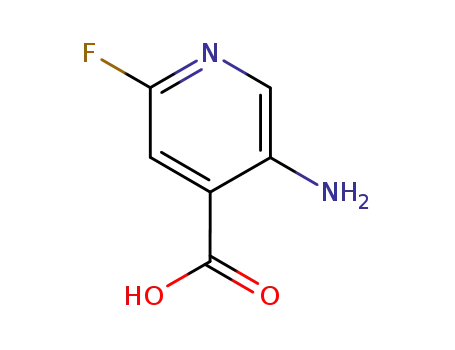 Molecular Structure of 171178-43-1 (5-AMINO-2-FLUORO-ISONICOTINIC ACID)