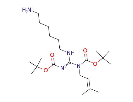 N-(γ,γ-dimethylallyl)-N,N'-bis-(tert-butoxycarbonyl)-N''-(6-aminohexyl)-guanidine