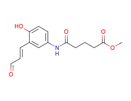 methyl-4-[3-(2-formyl-(E)-ethenyl)-4-hydroxyphenylaminocarbonyl]butanoate