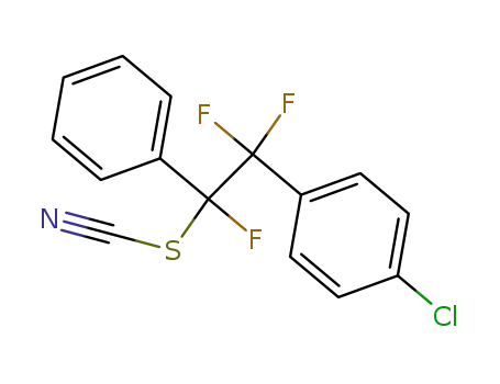 1-Chloro-4-(1,1,2-trifluoro-2-phenyl-2-thiocyanato-ethyl)-benzene